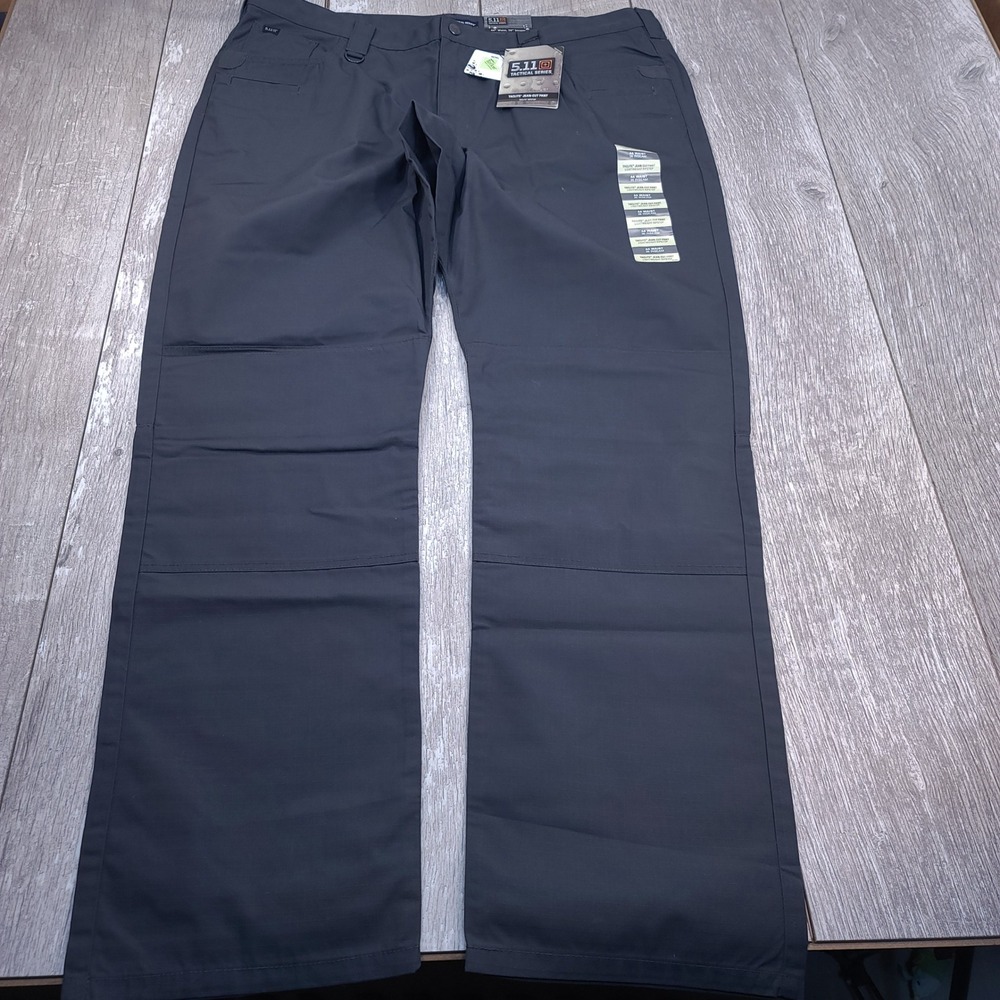 5.11 Tactical Jean-Cut Pants Mens 44x36 Charcoal Taclite Ripstop 74385